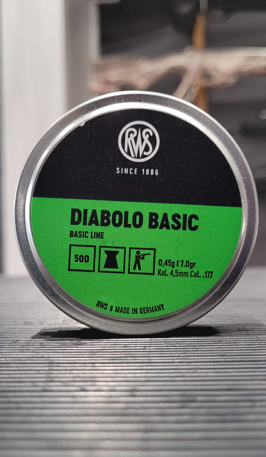 RWS BASIC DIABOLO BASIC .177/4.5MM PELLETS